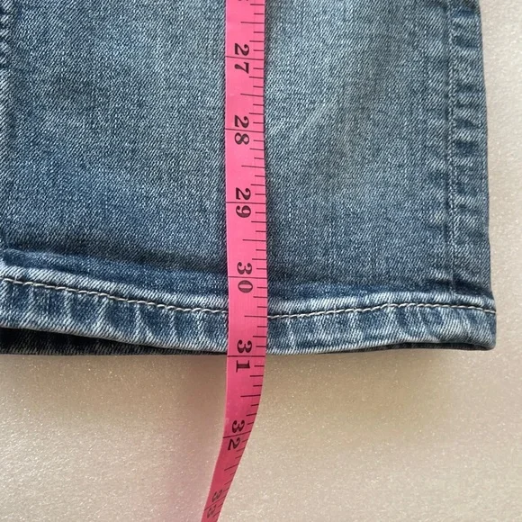 Miss Me Blue Embroidered Waistband Denim Jeans Size 30 - Picture 11 of 11
